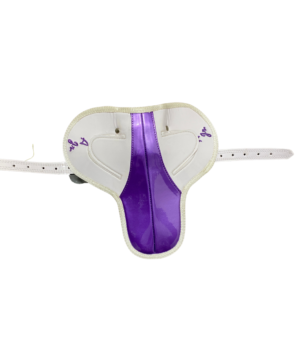 Lightweight Racing Saddle (White/Purple) | Jock Gears