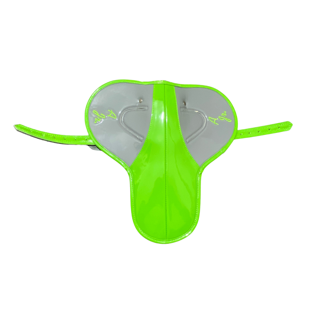 Lightweight Racing Saddle (Neon Green/Gray) | Jock Gears