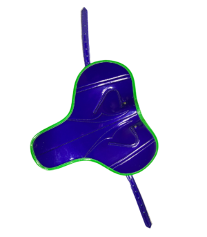 Lightweight Racing Saddle (Blue/Green Piping) | Jock Gears