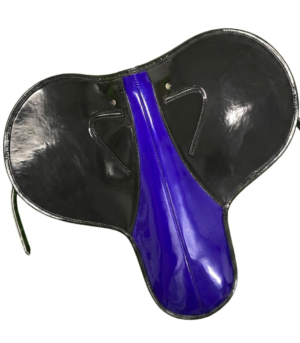 Black & Royal Blue Racing Saddle | Jock Gears