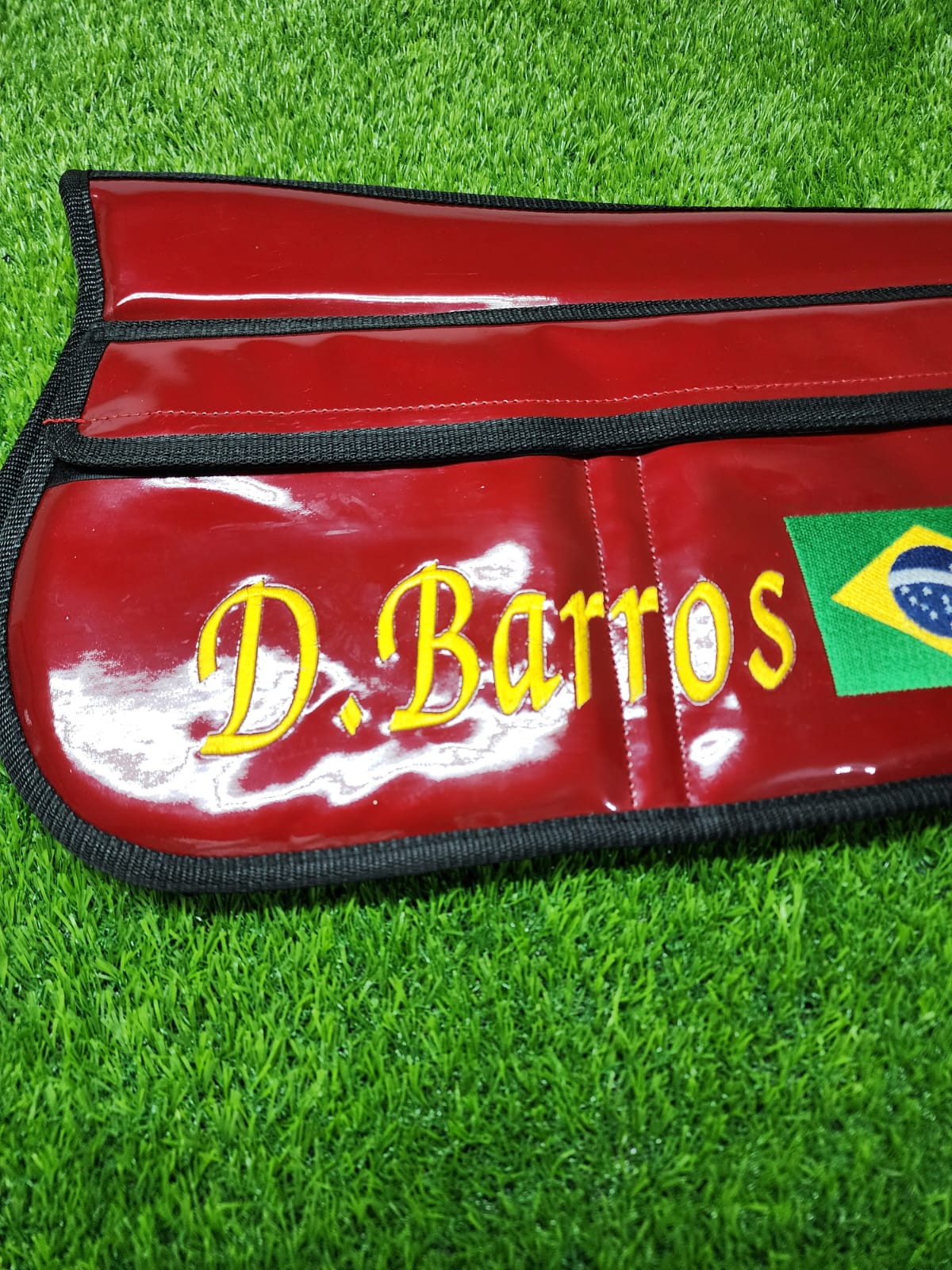 Maroon 4-Pocket Racing Weight Bag (Black Piping) - Image 2